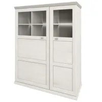 Comodă Sokme Oregon 2D 134 x 110 x 43/ PAL/ Alb