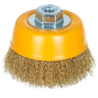 Perie cupă din sârmă ondulată Tolsen 77503/77569 100 mm