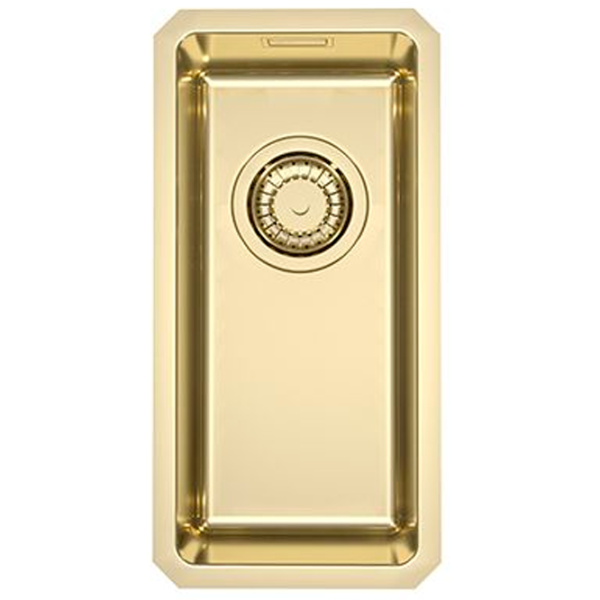 Chiuvetă Alveus Kombino 10 43.7 x 21.7 / Oțel inoxidabil / Gold photo 1