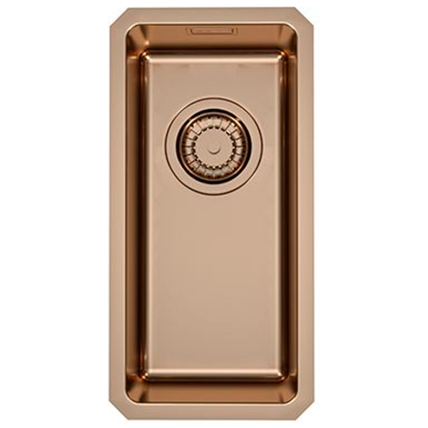 Chiuvetă Alveus Kombino 10 43.7 x 21.7 / Oțel inoxidabil / Copper photo 1