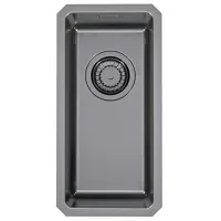 Chiuvetă Alveus Kombino 10 43.7 x 21.7 / Oțel inoxidabil / Antracit