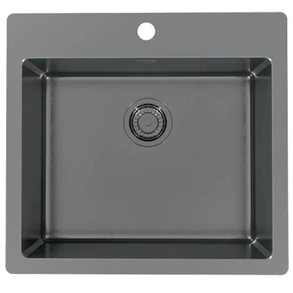 Кухонная мойка Alveus Pure 70 56.5 x 52.5 / Нержавеющая сталь / Antracit photo 1