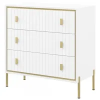 Comodă Neman Luxor 101 x 94 x 45/ MDF/ Alb