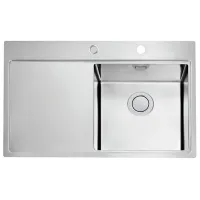 Chiuvetă Alveus Pure Up 40 79 x 52.5 / Oțel inoxidabil / Silver