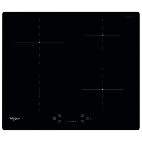Plită încorporabilă cu inducție Whirlpool WSQS460NE Vitroceramică/ Black photo 1