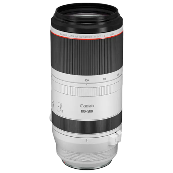 Объектив Canon RF 100-500mm f/ 4.5-7.1L IS USM Черный photo 1 Объектив Canon RF 100-500mm f/ 4.5-7.1L IS USM Черный photo 1