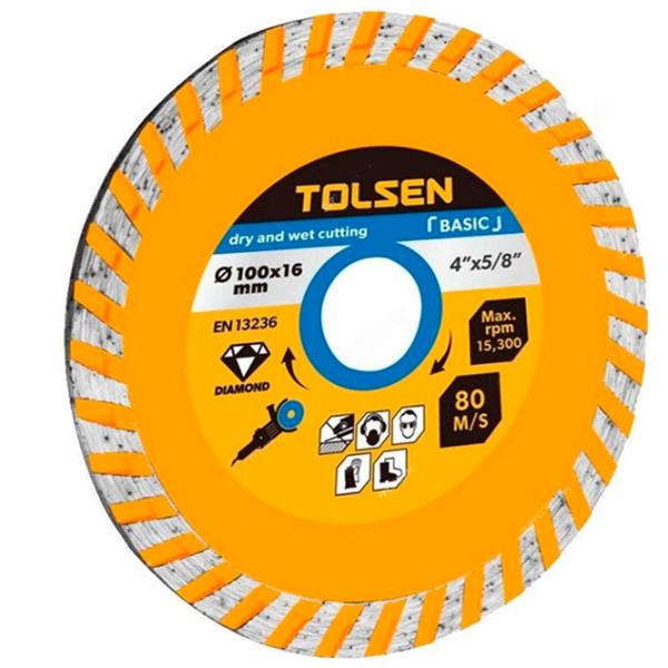 Диск алмазный сплошной Tolsen 76763  photo 1
