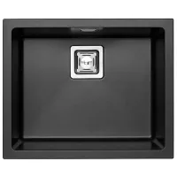 Кухонная мойка Alveus Quadrix 50 56 x 46 / Натуральный камень / Черный