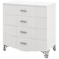 Comodă Neman Sofia 92 x 91 x 47/ MDF/ Alb