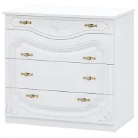 Comodă Neman Orchidea 84 x 82 x 50/ MDF/ Alb