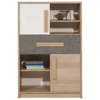 Comodă Sokme Aygo 124.2 x 83.1 x 39.6/ LPAL/ Alb