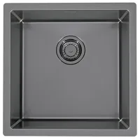 Кухонная мойка Alveus Quadrix 30 45 x 45 / Нержавеющая сталь / Черный
