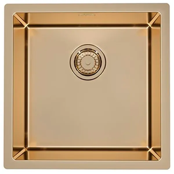 Chiuvetă Alveus Quadrix 30 45 x 45 / Oțel inoxidabil / Bronze photo 1