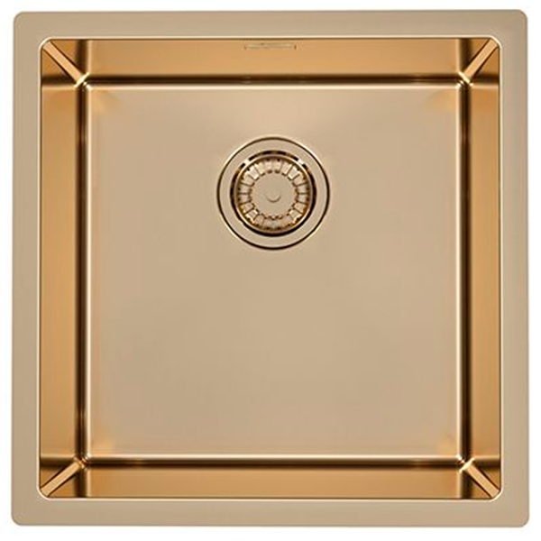 Chiuvetă Alveus Quadrix 30 45 x 45 / Oțel inoxidabil / Bronze photo 1