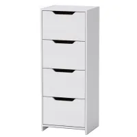 Comodă KompaniT 1060267001 123.2 x 48 x 42/ LPAL/ Alb