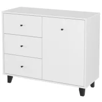 Comodă KompaniT 1060268001 82 x 100 x 40/ LPAL/ Alb