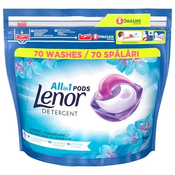 Detergent Lenor Spring Awakening 1.75 kg  Număr spălări: 70 photo 1 Detergent Lenor Spring Awakening 1.75 kg  Număr spălări: 70 photo 1