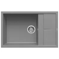 Кухонная мойка Elleci Unico 310 78 x 50 / Натуральный камень / Серый