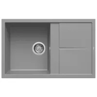 Кухонная мойка Elleci Unico 300 79 x 50 / Натуральный камень / Серый