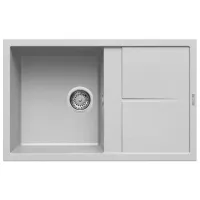 Кухонная мойка Elleci Unico 300 79 x 50 / Натуральный камень / Светло Серый