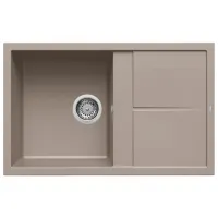 Кухонная мойка Elleci Unico 300 79 x 50 / Натуральный камень / Бежевый