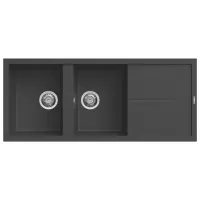 Chiuvetă Elleci Unico 500 116 x 50 / Piatră naturală / Antracit