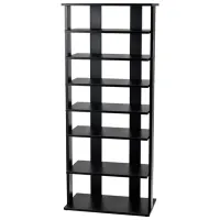 Etajeră pentru încălțăminte Costway JZ10125DK 110 x 47 x 25.6/ MDF/ Black
