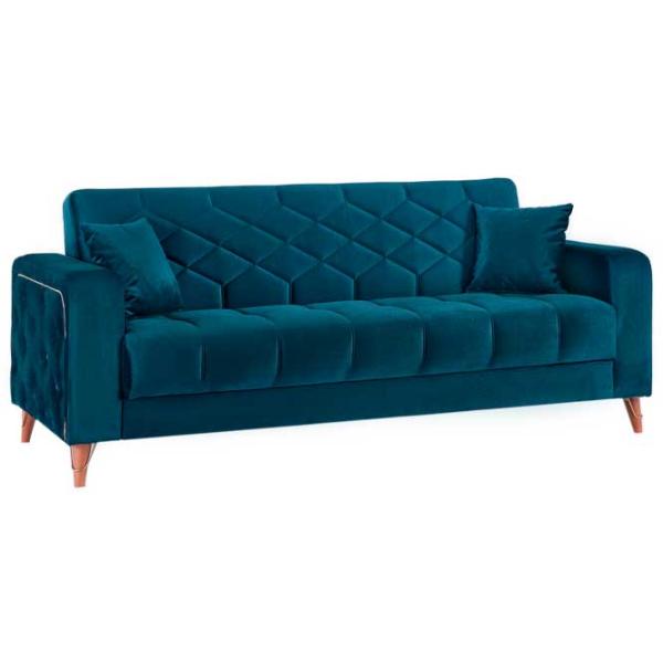 Canapea Fabulous Melisa (5641644) Velur/ Blue photo 1 Canapea Fabulous Melisa (5641644) Velur/ Blue photo 1