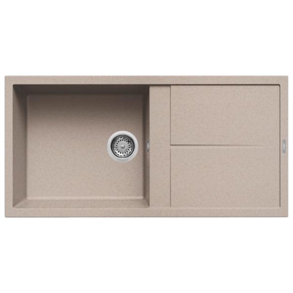 Кухонная мойка Elleci Unico 480 100 x 50 / Натуральный камень / Песочный photo 1 Кухонная мойка Elleci Unico 480 100 x 50 / Натуральный камень / Песочный photo 1