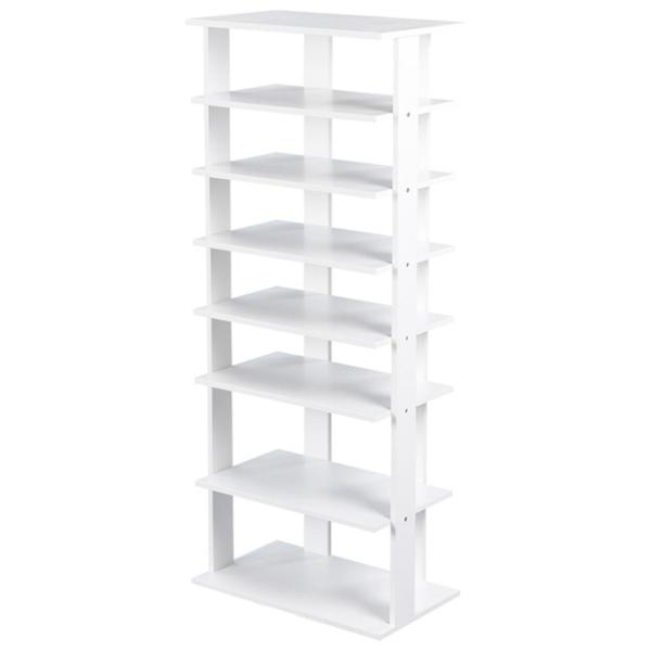 Стеллаж для обуви Costway JZ10125WH 110см x 47см x 25.6см/ МДФ/ Black photo 1 Стеллаж для обуви Costway JZ10125WH 110см x 47см x 25.6см/ МДФ/ Black photo 1