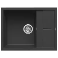 Кухонная мойка Elleci Unico 125 65 x 50 / Натуральный камень / Черный