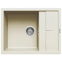 Кухонная мойка Elleci Unico 125 65 x 50 / Натуральный камень / Bianco antico