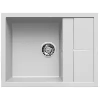 Кухонная мойка Elleci Unico 125 65 x 50 / Натуральный камень / Белый