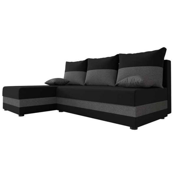 Canapea Space Meble Hewlet Sawana (5597280) Pânză de iută/ Dark Gray photo 1