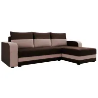 Угловой диван Space Meble Hewlet Sawana (5627256) Рогожка/ Тёмно-коричневый