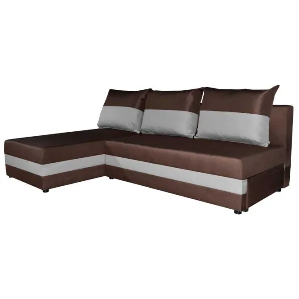 Canapea Space Meble Hewlet Sawana (5666958) Pânză de iută/ Dark Brown photo 1 Canapea Space Meble Hewlet Sawana (5666958) Pânză de iută/ Dark Brown photo 1