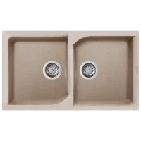 Chiuvetă Elleci Ego 450 86 x 50 / Piatră naturală / Sand