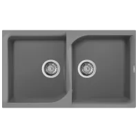 Chiuvetă Elleci Ego 450 86 x 50 / Piatră naturală / Gray