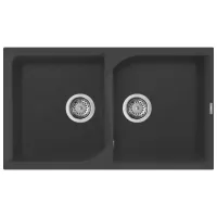 Chiuvetă Elleci Ego 450 86 x 50 / Piatră naturală / Antracit