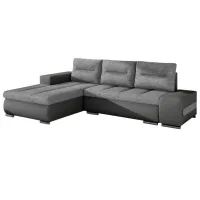 Canapea de colț Eltap Ottavio (5539250) Pânză de iută/ Gray