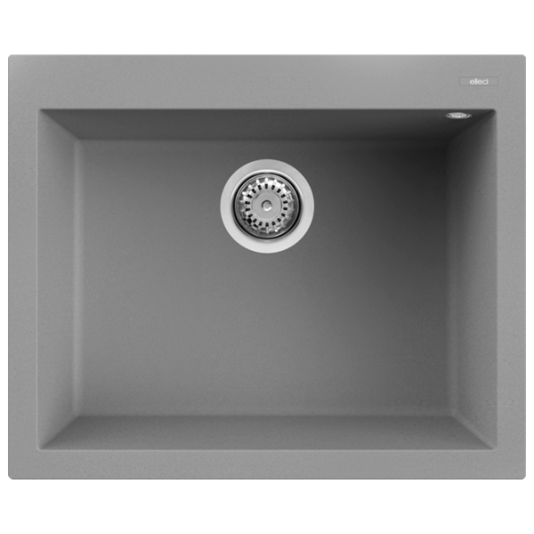 Кухонная мойка Elleci Quadra 110 61 x 50 / Натуральный камень / Серый photo 1 Кухонная мойка Elleci Quadra 110 61 x 50 / Натуральный камень / Серый photo 1