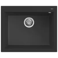 Chiuvetă Elleci Quadra 110 61 x 50 / Piatră naturală / Black