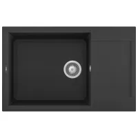 Кухонная мойка Elleci Easy 310 78 x 50 / Натуральный камень / Черный