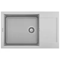 Chiuvetă Elleci Easy 310 78 x 50 / Piatră naturală / Aluminum