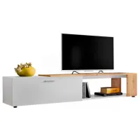 Тумба под телевизор ASM Maze II WWT MZ2 31 39см x 200см x 40см/ ЛДСП