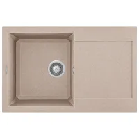 Chiuvetă Elleci Easy 300 79 x 50 / Piatră naturală / Sand