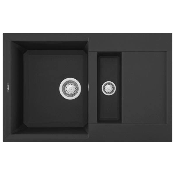 Кухонная мойка Elleci Easy 325 78 x 50 / Натуральный камень / Черный photo 1 Кухонная мойка Elleci Easy 325 78 x 50 / Натуральный камень / Черный photo 1