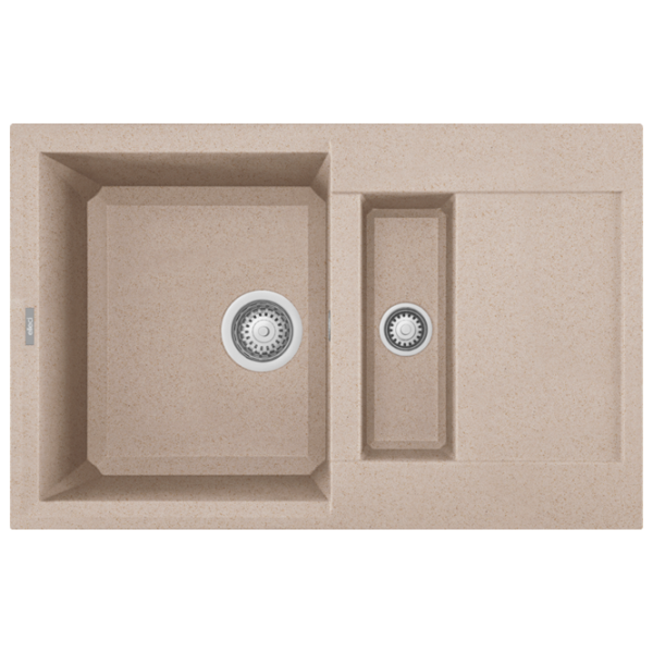 Кухонная мойка Elleci Easy 325 78 x 50 / Натуральный камень / Песочный photo 1 Кухонная мойка Elleci Easy 325 78 x 50 / Натуральный камень / Песочный photo 1