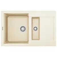 Chiuvetă Elleci Easy 325 78 x 50 / Piatră naturală / Bianco antico