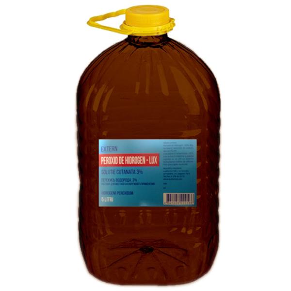 Dezinfectant PharmaVista Peroxid de hidrogen 3% 5000 ml photo 1 Dezinfectant PharmaVista Peroxid de hidrogen 3% 5000 ml photo 1